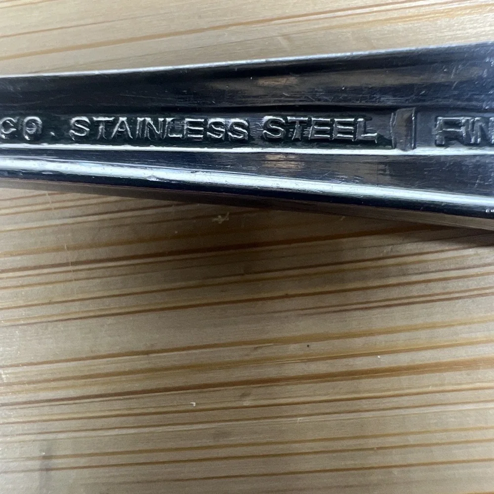 22-piece flatware lot in the Finale pattern by‎ Japan N.S. Co. Stainless Steel